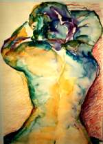 Outono: L�pis, aquarela e pastel sobre papel

