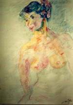 Primavera: L�pis e aquarela sobre papel